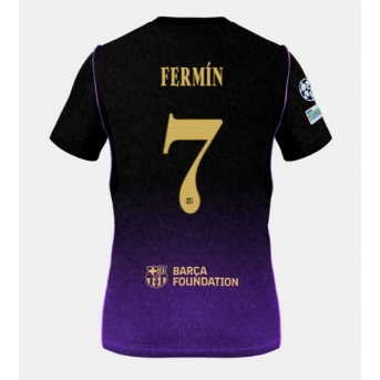 Barcelona Fermin Lopez #7 Maglia Gara Trasferta Repliche 2026-27 Maniche Corte